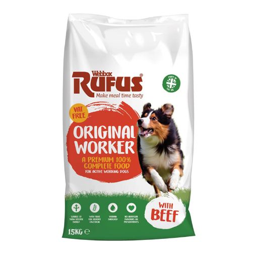 Picture of Rufus Complete Working Dog Food Beef15kg