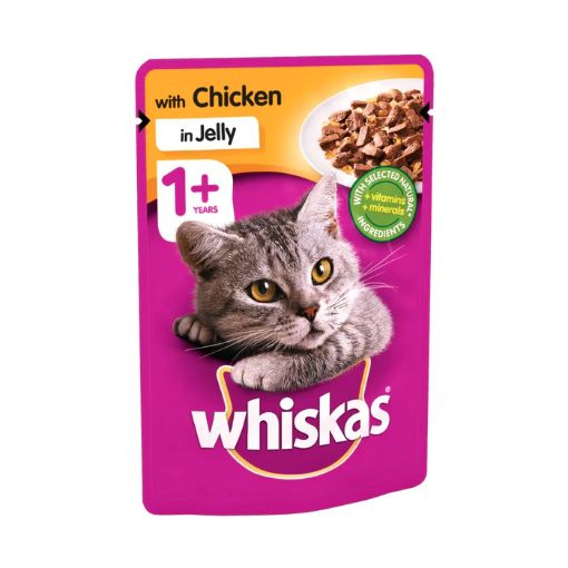 Picture of Whiskas Pouch Chicken Jelly 100g