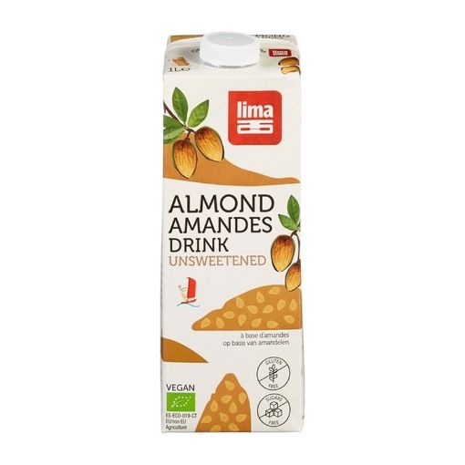 Picture of Lima Organic Almond Drink Unsweetened 1ltr