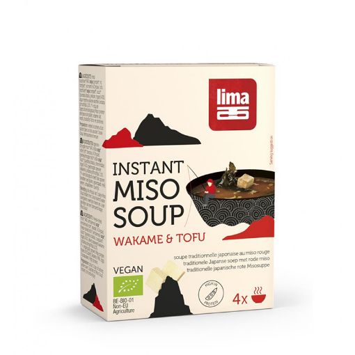 Picture of Lima Organic Inst.Miso Soup Wakame Tofu (10gx4)