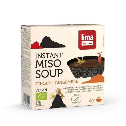 Picture of Lima Organic Instant Miso Soup Ginger (15gx4)