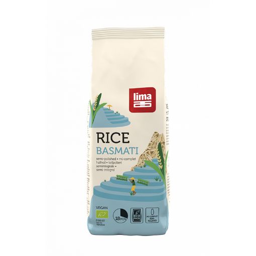 Picture of Lima Organic Rice Basmati Semi-Polished 500g