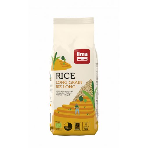 Picture of Lima Organic Rice Long Grain Whole Grain 1kg