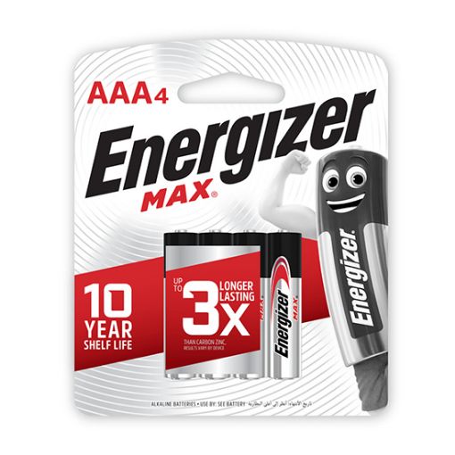 Picture of Energizer Max AAA4 E92BP4