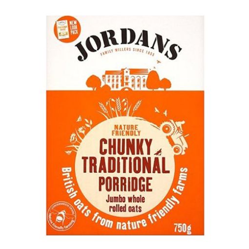 Picture of Jordan Chun.Trad.Porridge Jumb Wh.Roll Oat 750g