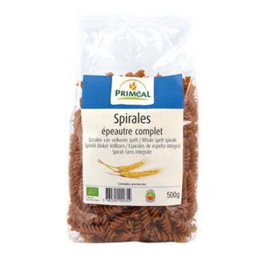 Picture of Primeal Whole Brown Spelt Spirals 500g
