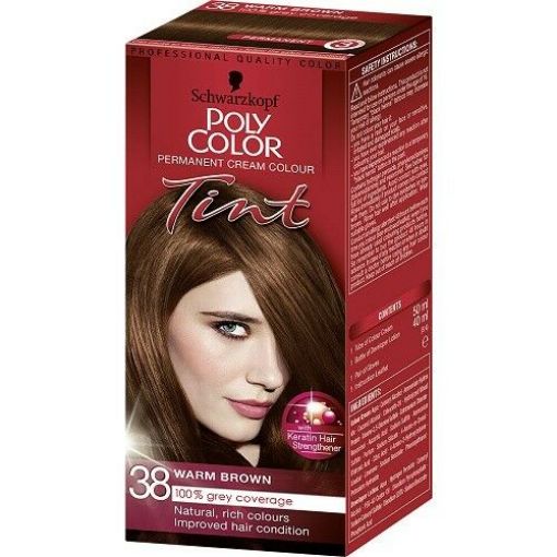 Picture of Schwarzkopf Poly Tint (38) Med Warm Brn 1
