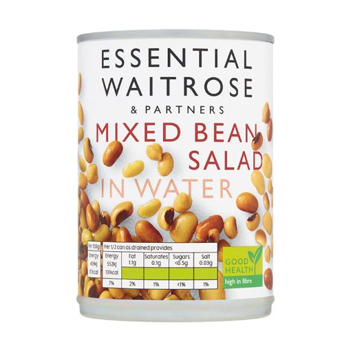 Picture of Waitrose Essential Mixed Bean Salad In Water 400g