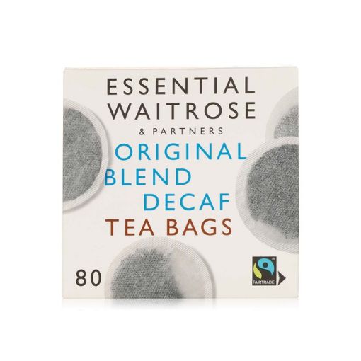 Picture of Waitrose Essentials Tea Bags Decaf Original Blend(80's) 250g