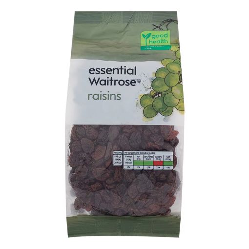 Picture of Waitrose Essential Gh Raisins 500g