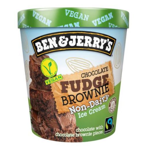 Picture of B&J Dairy Free Choco Fudge Brownie 465ml