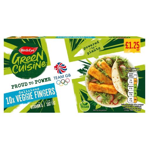 Picture of Birds Eye Green Cuisine 10 Veggie Fingers 284g