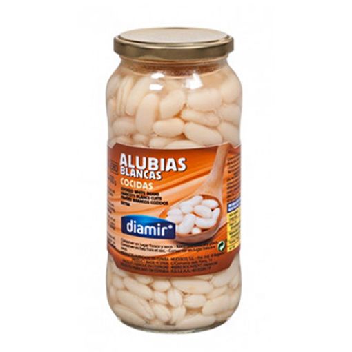 Picture of Diamir White Kidney Beans Large Glass Jar 540g