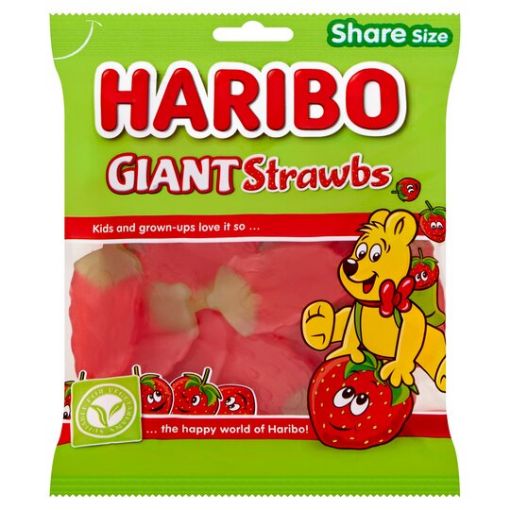 Picture of Haribo Giant Strawbs 140g