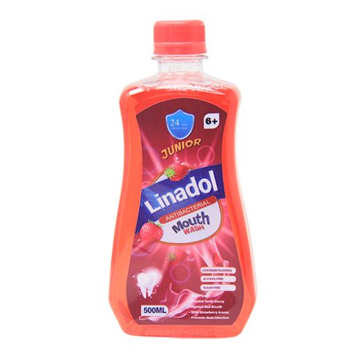 Picture of Linadol Mouth Wash Anti-Bac Junior 500ml