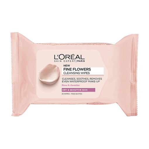 Picture of MM Loreal Fine Flowers Cleansing Wipes D/S 25s