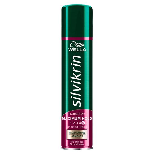 Picture of Silvikrin Hair Spray Maximum Hold 250ml