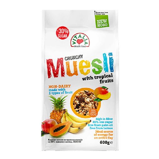 Picture of Vitalia Crunchy Muesli Tropical Fruit 600g