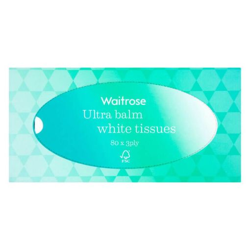 Picture of Waitrose Tissues Ultra Balm White 80s