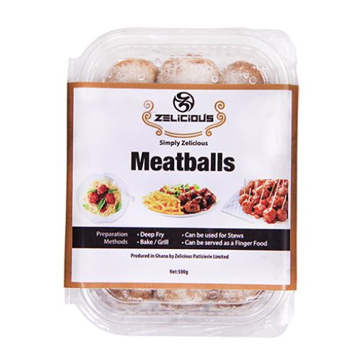 Picture of Zelicious Frozen Meat Balls 500g
