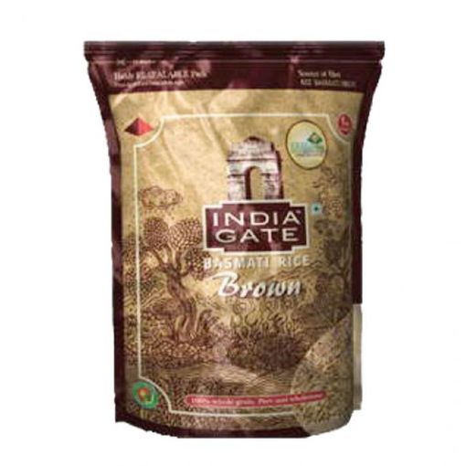 Picture of India Gate Brown Basmati Rice 1kg