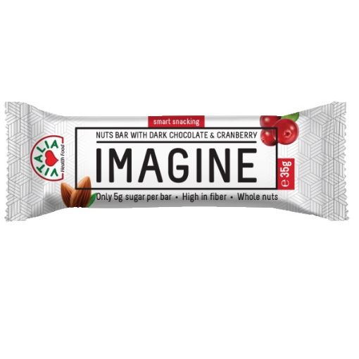 Picture of Vitalia Imagine Nuts Bar Cranberry & Dark Chocolate 35g