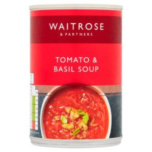 Picture of Waitrose Soup Tomato & Basil 400g
