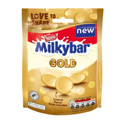 Picture of Milkybar Buttons Gold Pouch 86g