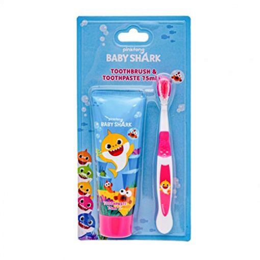 Picture of Baby Shark Toothbrush + Toothpaste Set 75ml