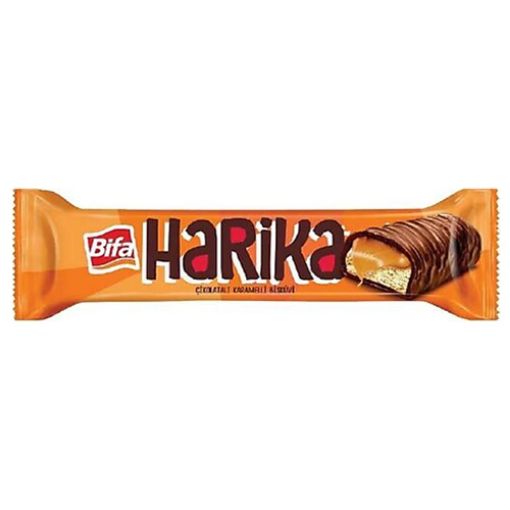 Picture of Bifa Harika Milk Choc Coated Caramel Bisc 40g