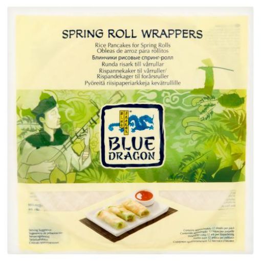 Picture of Blue Dragon Spring Roll Wrappers 134g
