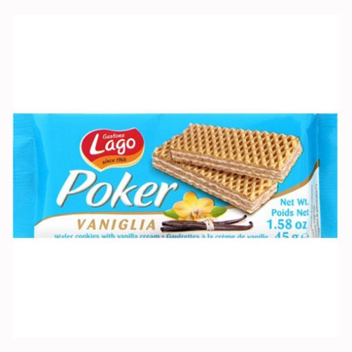 Picture of Lago Poker Vanilla Wafer 45g