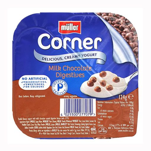 Picture of Muller Crunch Corner Milk Choc Digestive 124g