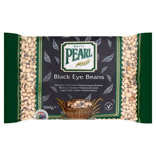 Picture of White Pearl Black Eye Beans 500g
