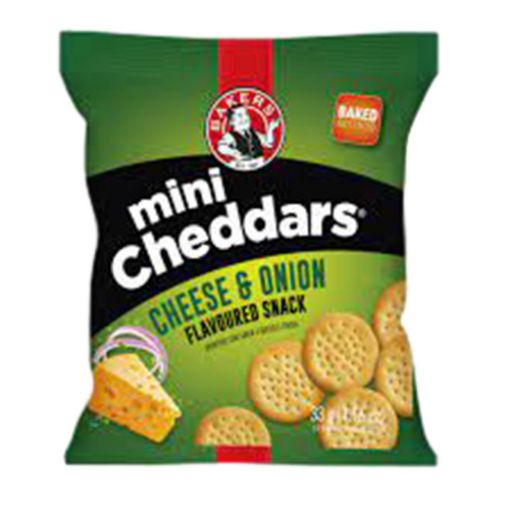 Picture of Bakers Mini Cheddars Cheese&Onion Snack 33g