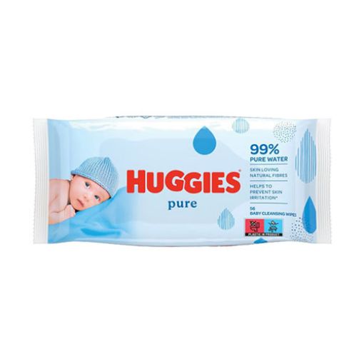 Picture of Huggie Baby Wipes Pure 72s