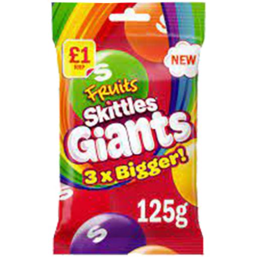 Picture of Skittles Fruit Giant Bag 125g