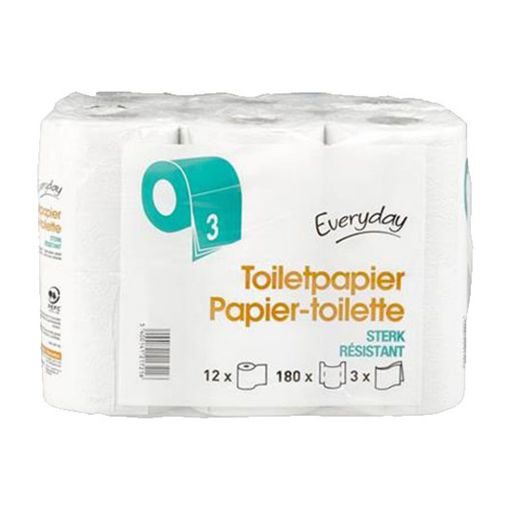 Picture of Everyday Toilet Paper Strong (3Ply) 12s
