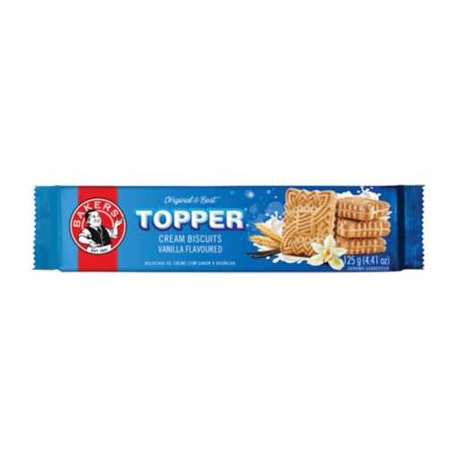 Picture of Bakers Topper Vanilla Biscuit 125g