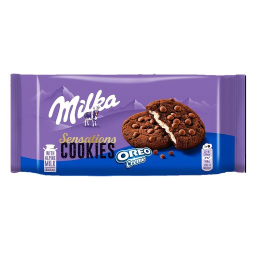 Picture of Milka Cookie Sensation With Oreo Creme 156g