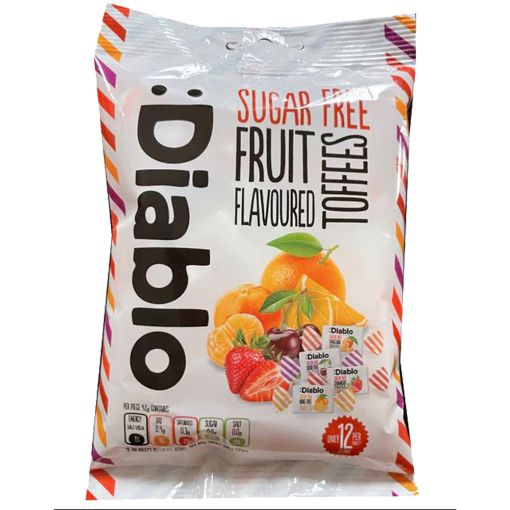 Picture of Diablo Sugar Free Sweets Fruit Toffees 75g
