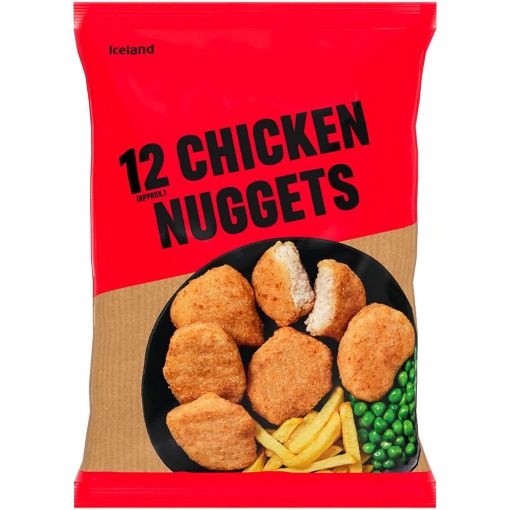 Picture of Iceland 12 Chicken Nuggets (12s) 240g