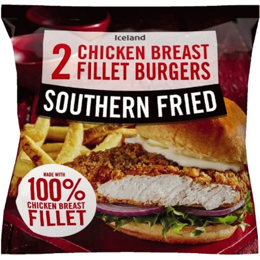 Picture of Iceland 2 Southern Fried Fillet Burger 220g