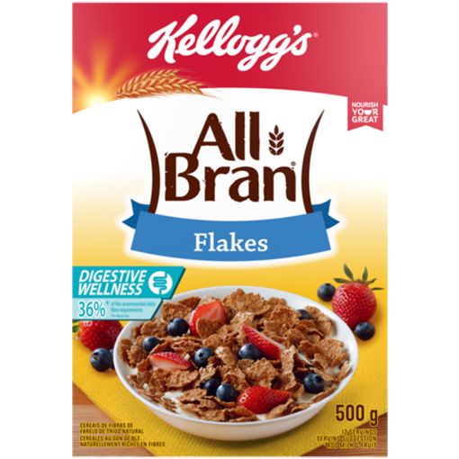 Picture of Kelloggs All Bran Flakes 500g