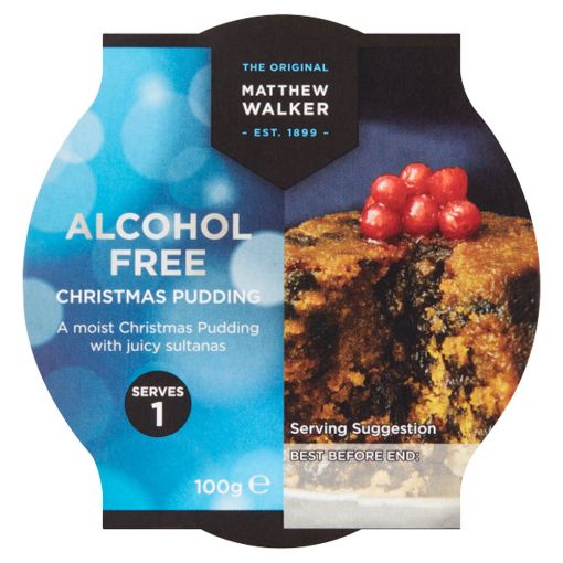 Picture of Mathew Walker Alcohol Free Xmas Pudding 100g