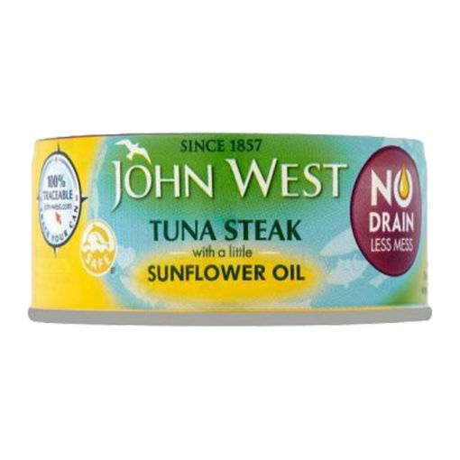 Picture of John West Tuna Steak S.Oil No Drain 110G