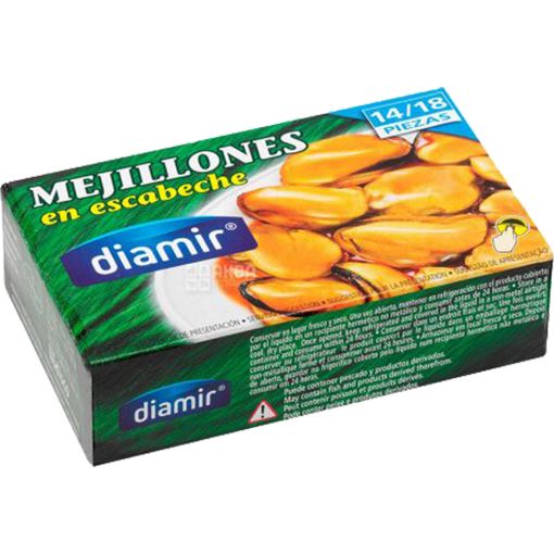 Picture of Diamir Chilean Mussels In Brine 111g