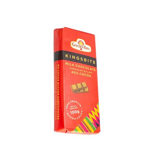 Picture of Golden Tree Milk Choc 40%  Kingsbite 100g