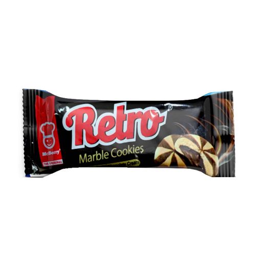 Picture of Mcberry Retro Marble Cookies Choc Cream 42g