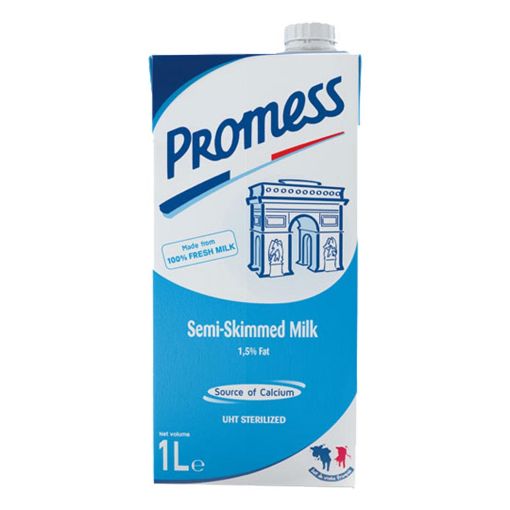 Picture of Promess UHT Semi Skimmed Milk 1lt